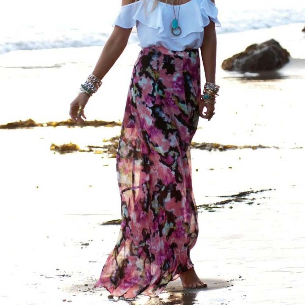 SHOW ME YOUR MUMU Floral Maxi Skirt - Picture 3 of 3